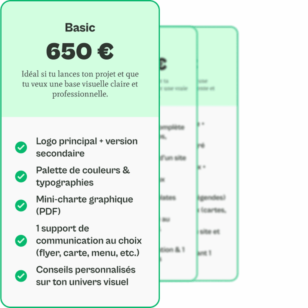 Pack communication visuelle pour lancement de projet