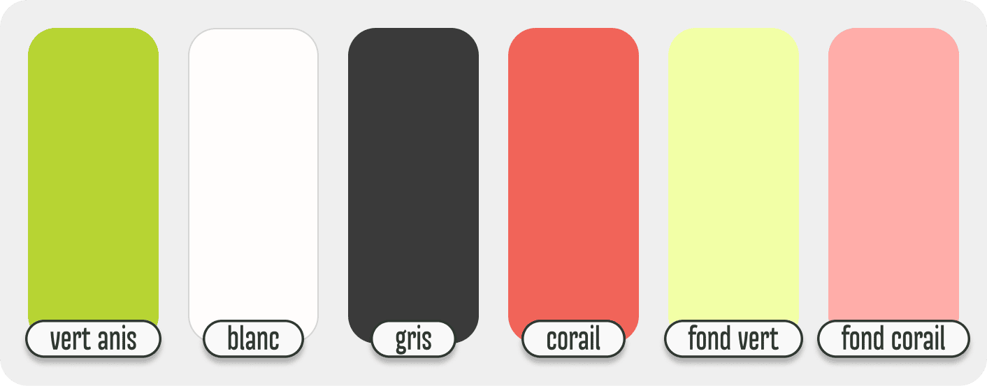 palette de couleur coollibri